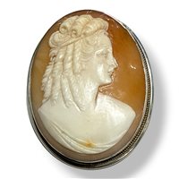 Broche Mandile 1922 Femme Cammei antichi in Argent Conchiglia 2MSPCM48